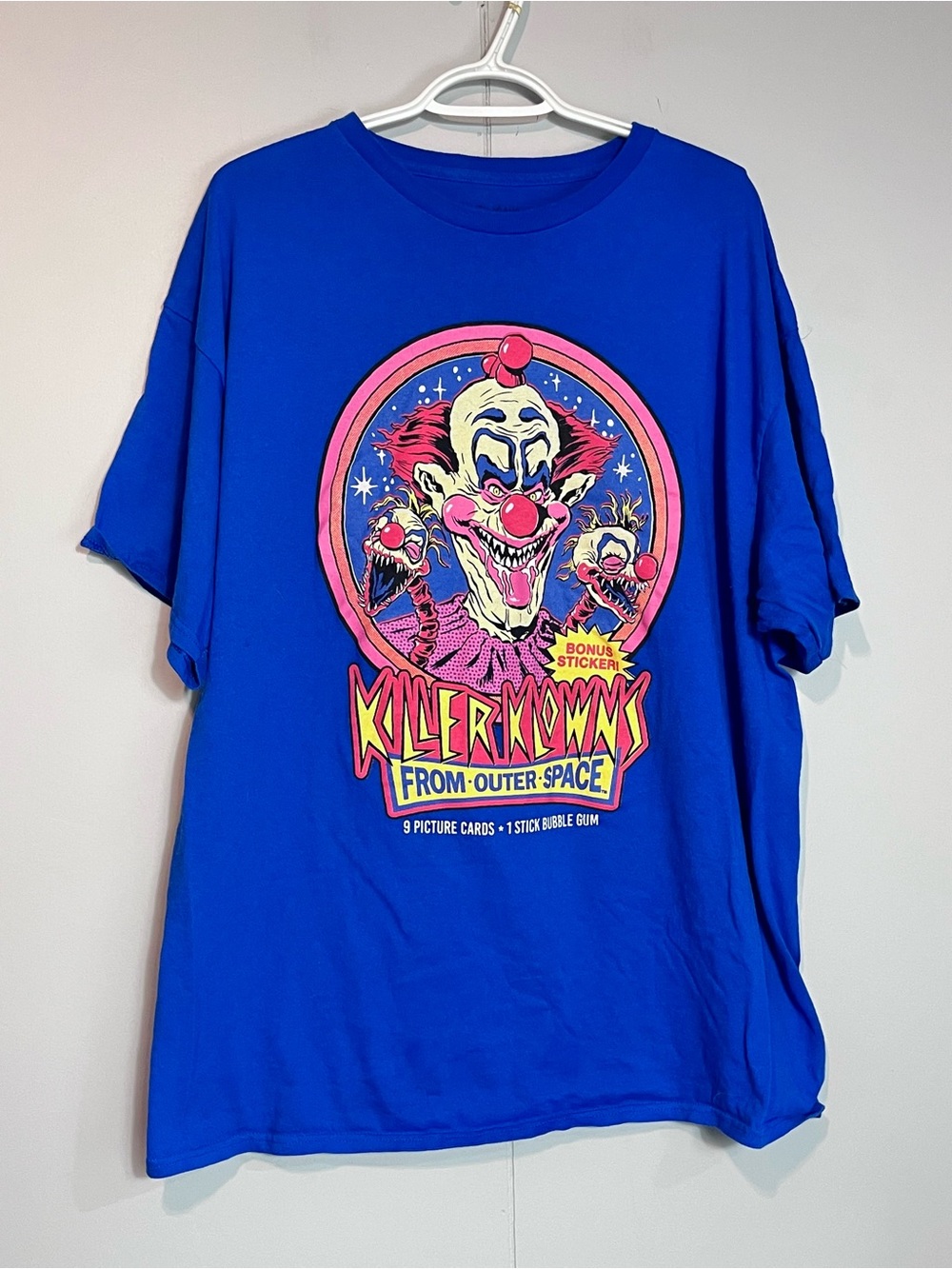 Killer Klowns From Outer Space Vintage Graphic T-Shirt Blue XL